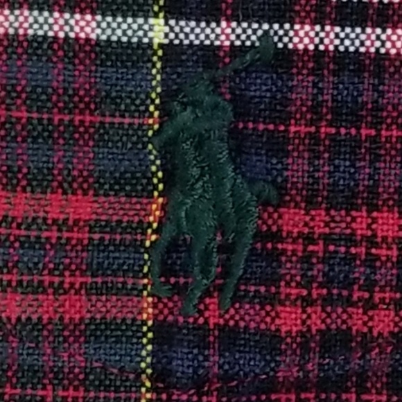 "SOLD ONLINE" POLO Ralph Lauren XXL Red Plaid - Picture 5 of 7